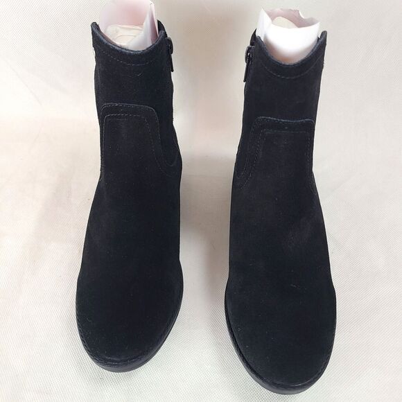 New VERY VOLATILE Women's (7) Lanyon Black Suede Leather Western Ankle Boots - Picture 4 of 10